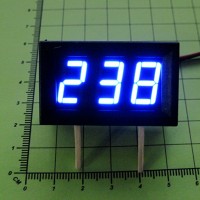 Цифровой вольтметр AC70 - 500V (Синяя индикация) 