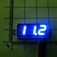 Цифровой вольтметр DC0 - 100V (Синяя индикация)