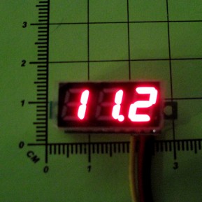 Цифровой вольтметр DC0 - 100V (Красная индикация)