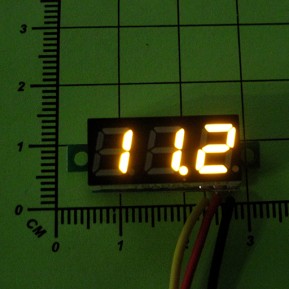 Цифровой вольтметр DC0 - 100V (Желтая индикация)