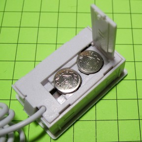 Электронный термометр с выносным водонепроницаемым зондом, провод 1м, цвет белый
